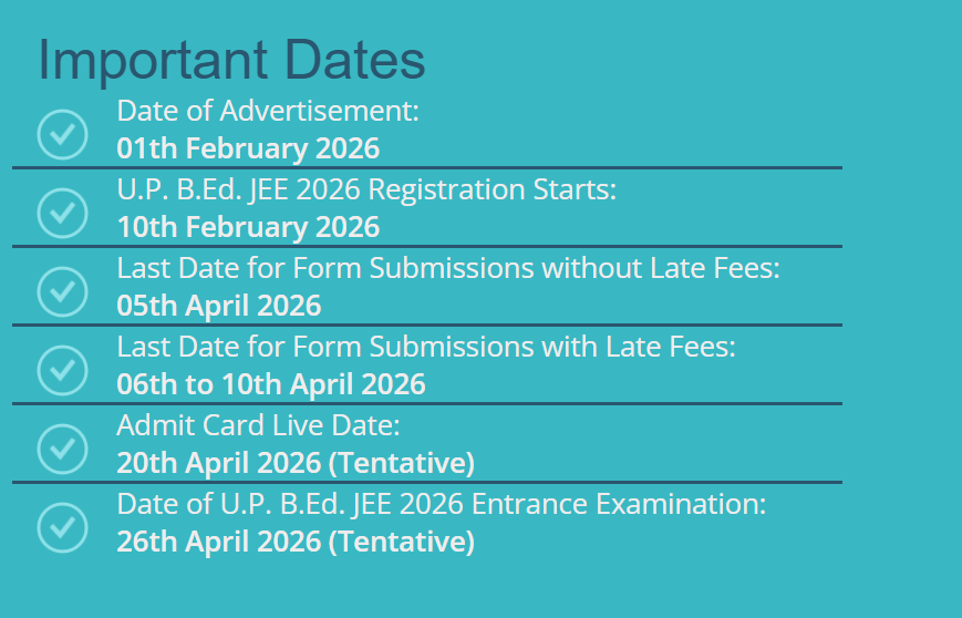 UP B.ED ADMISSION  - YSS CAREER GUIDANCE