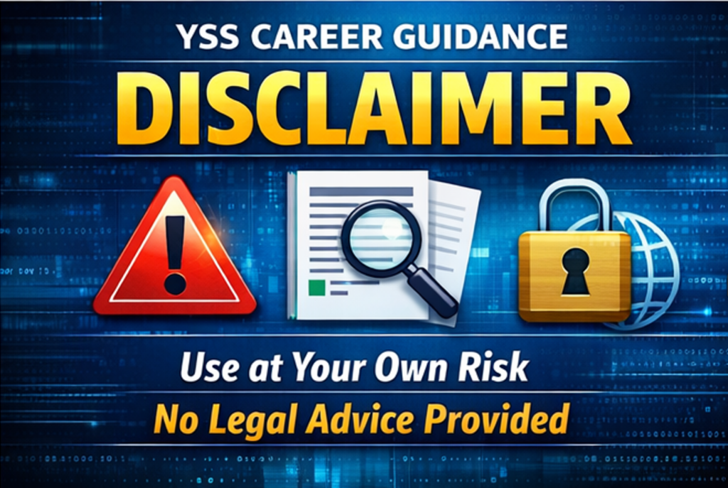 Disclaimer: Yss Career Guidance