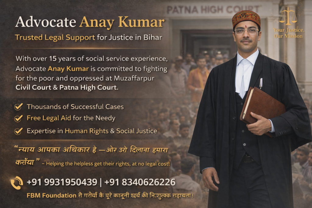 Advocate Anay Kumar Patna High Court